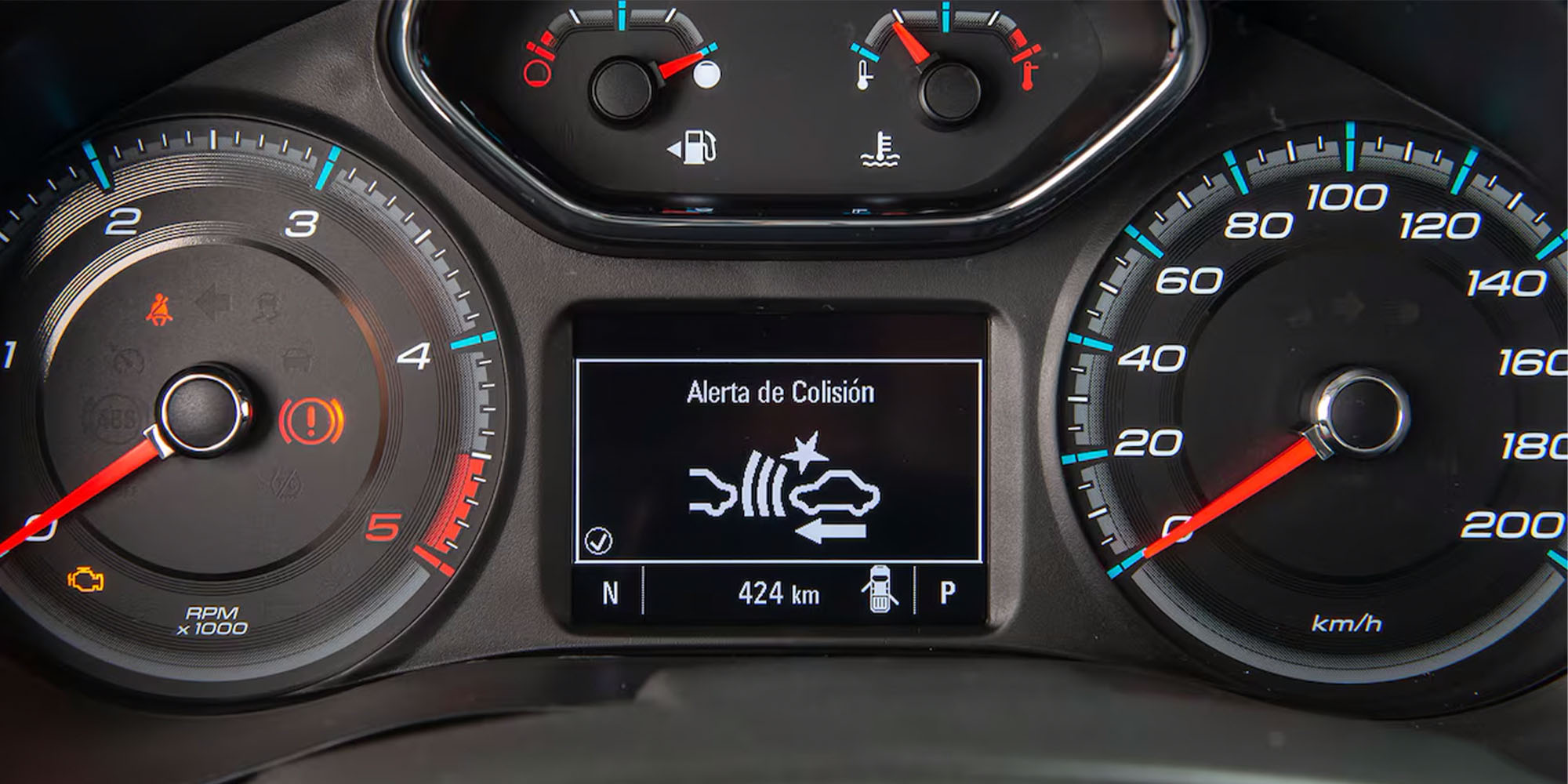 Sistema de frenado de emergencia automático en Chevrolet Colorado
