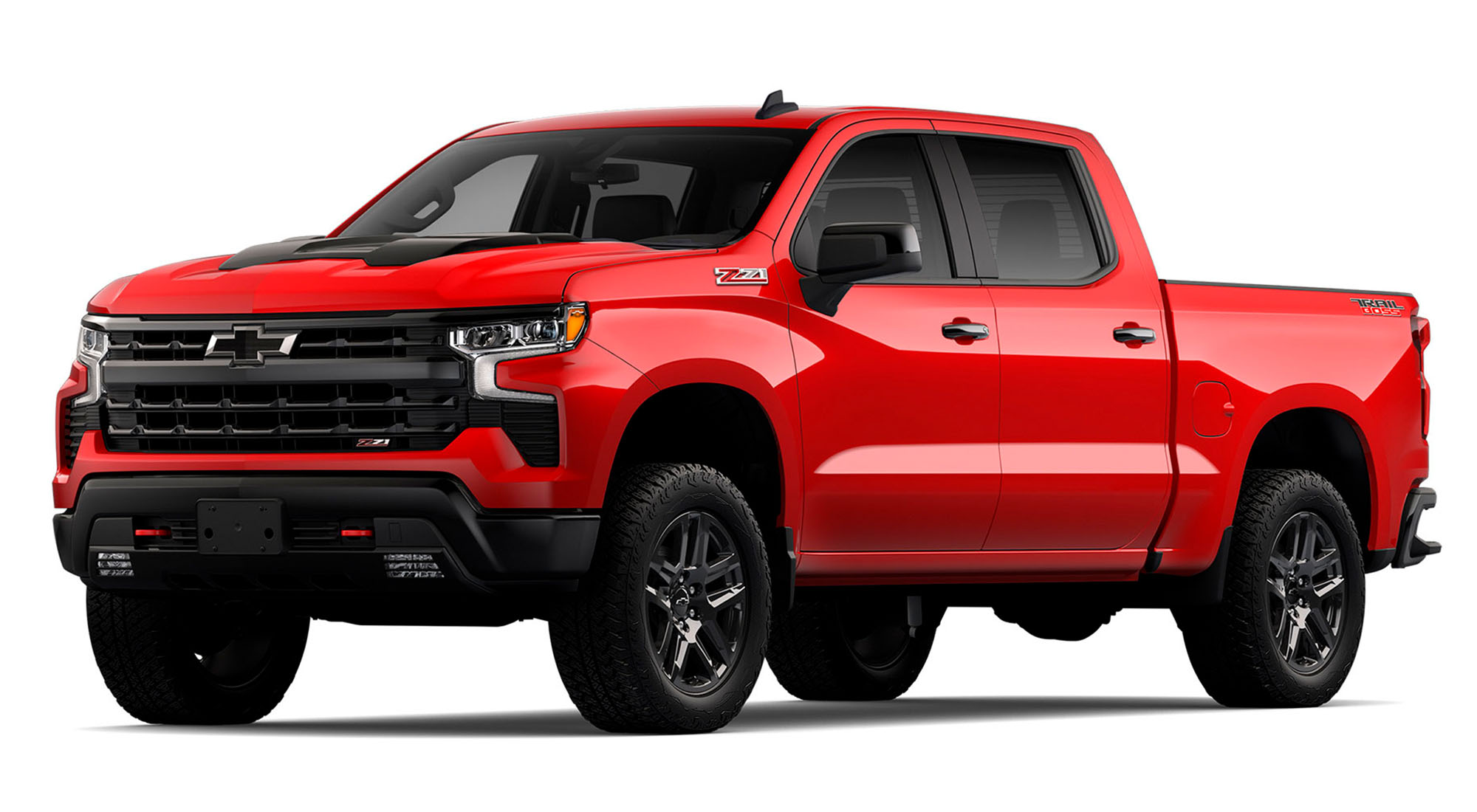 Nueva Chevrolet Silverado Z71 en color rojo
