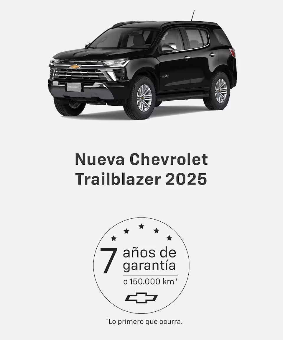 7 años de garantía Chevrolet