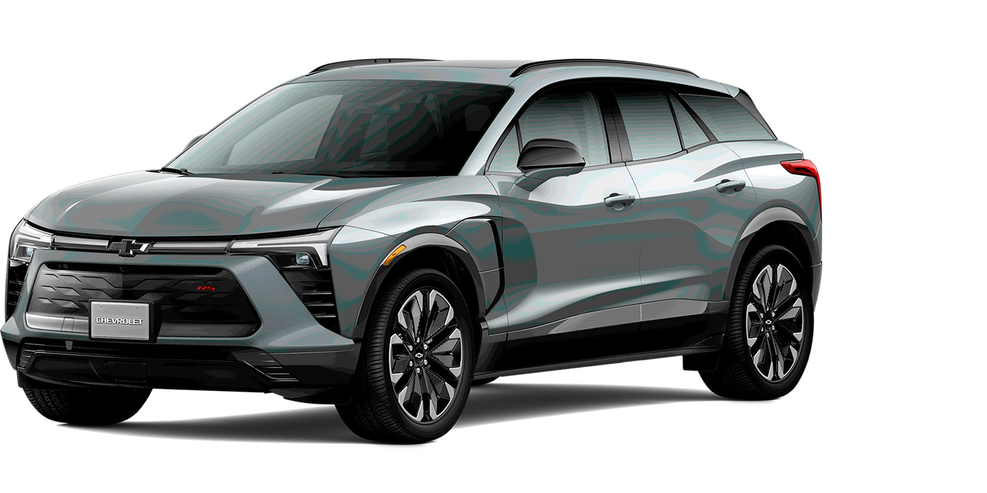 Foto lateral del vehículo eléctrico Blazer RS EV