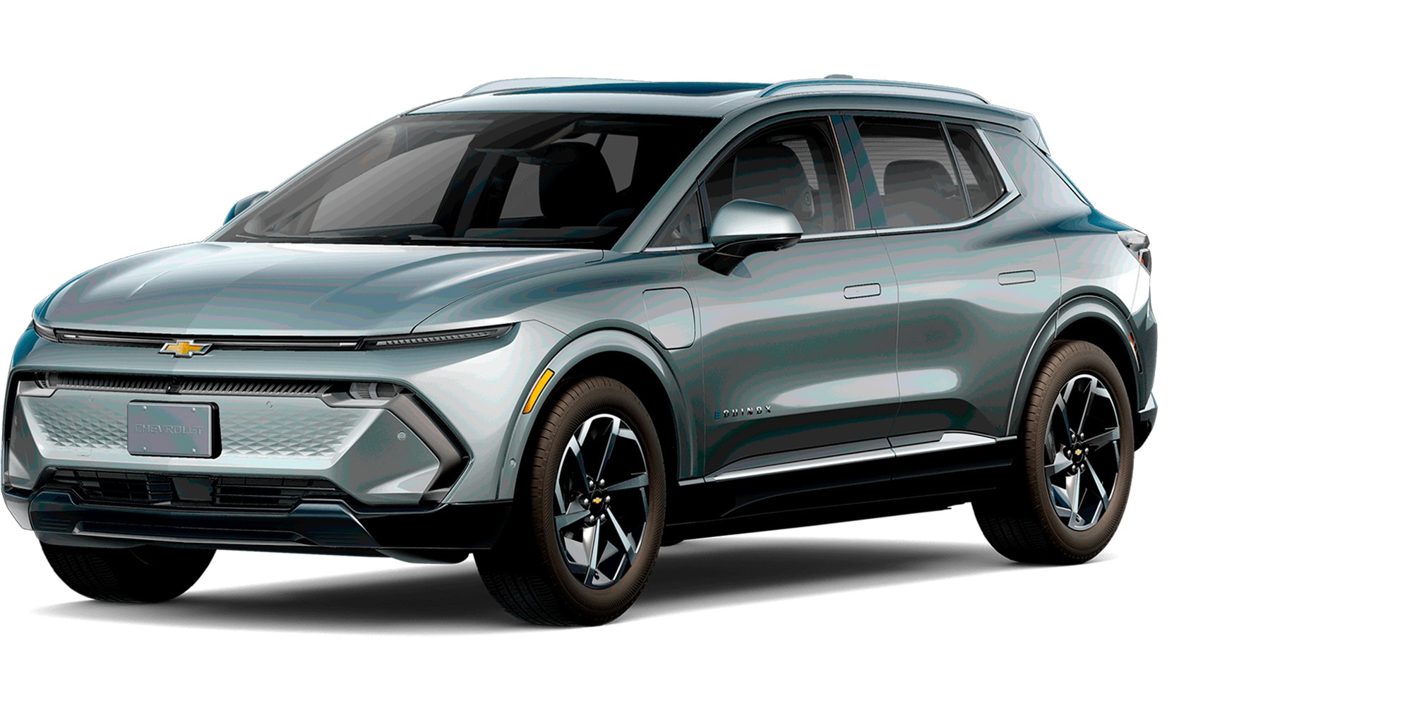 Foto lateral del vehículo eléctrico Equinox EV