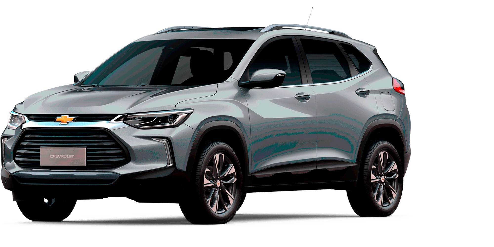 Foto lateral de la SUV Chevrolet Tracker Turbo